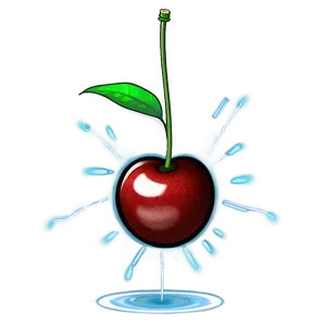 Cherry Bomb With Fuse Png 06282024 PNG image