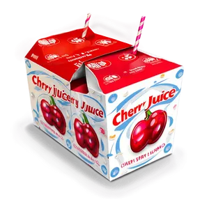 Cherry Juice Box PNG Iql32
