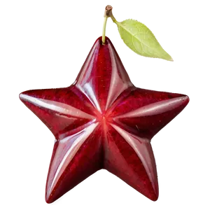 Cherry Red Star PNG Rnx