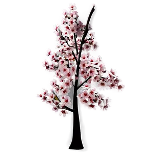 Cherry Tree Art PNG Jeg38 PNG