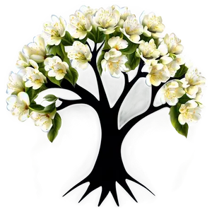 Cherry Tree Art PNG Mht48 PNG