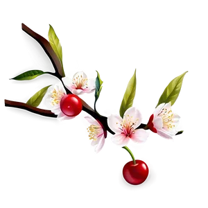 Cherry Tree Branch Png Pyb73 PNG image