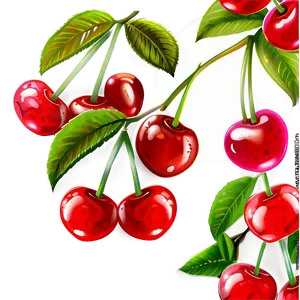 Cherry Tree Sketch PNG Dso