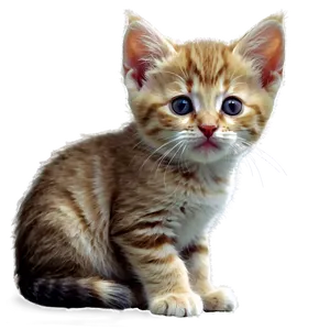Cherubic Kitten PNG Jpk