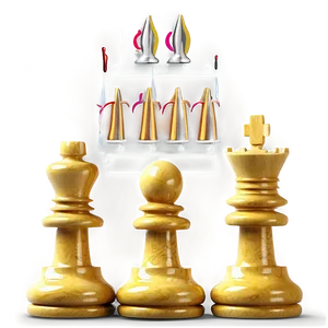 Chess Pieces In Action PNG 74