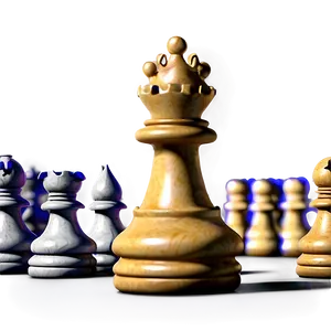 Chess Pieces With Shadows PNG Jgk78