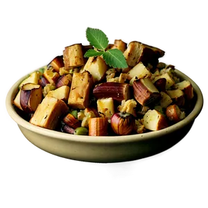 Chestnut And Apple Stuffing PNG Srf