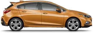 Chevrolet Cruze Side View PNG image