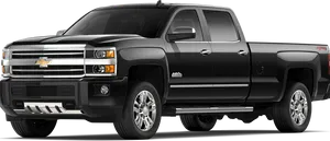 Chevrolet Silverado Black Pickup Truck H D PNG