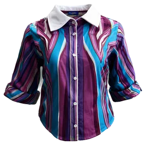 Chevron Collar Shirt Png 06272024 PNG image