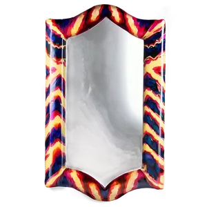 Chevron Mirror Frame PNG 06212024