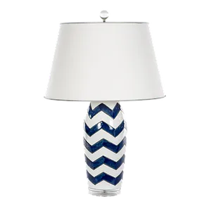 Chevron Pattern Table Lamp