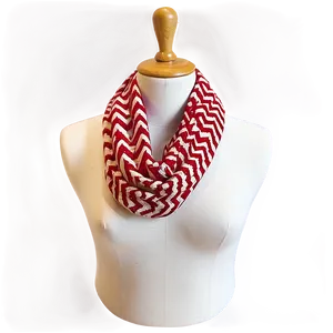 Chevron Red Scarf PNG Ywc