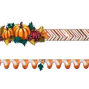Chevron Thanksgiving Border PNG 78