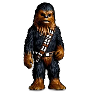 Chewbacca Black And White Png 06202024 PNG image