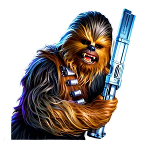 Chewbacca Fan Artwork PNG 85