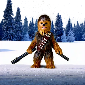 Chewbacca In Snow Scene Png 53 PNG image