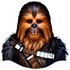 Chewbacca Movie Poster Art Png 06202024 PNG image