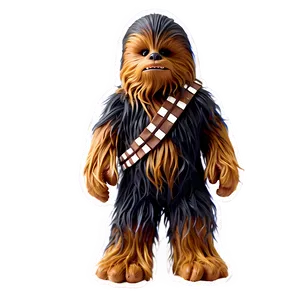 Chewbacca Soft Toy Version PNG 06202024