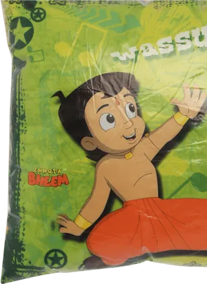 Chhota Bheem Cushion Cover PNG image