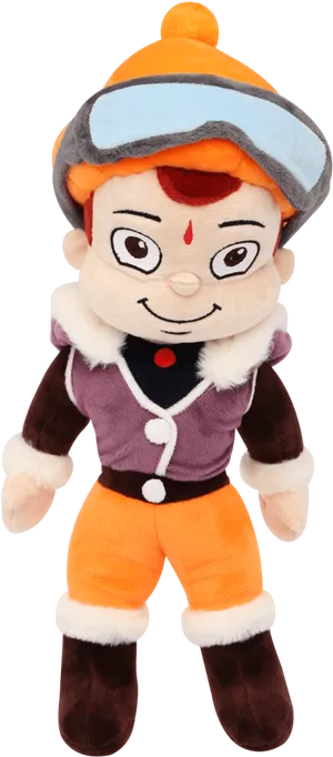 Chhota Bheem Plush Toy PNG image