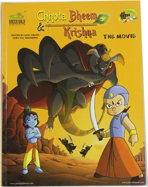 Chhota Bheemand Krishna Movie Poster PNG image