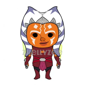 Chibi Ahsoka Tano Anime Body Pillow Design PNG image