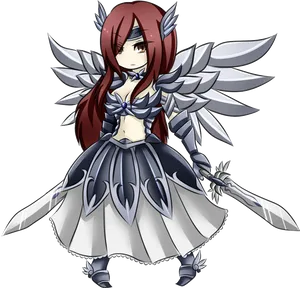 Chibi Armored Warrior Fantasy Artwork.png