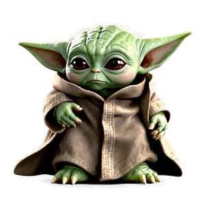 Chibi Baby Yoda Cute PNG 06252024 PNG