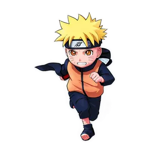 Chibi Naruto Running Cute PNG 20