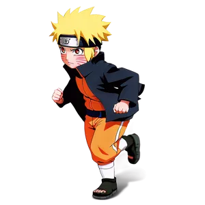 Chibi Naruto Running Cute PNG Uec99 PNG