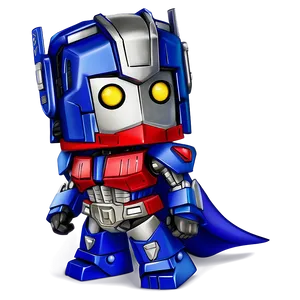 Chibi Optimus Prime Cute Version Png 05252024 PNG image