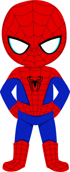 Chibi Spiderman Stance