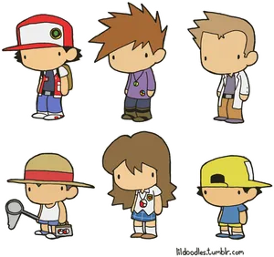 Chibi Style Animated Characters