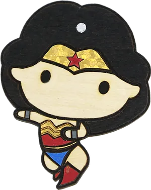 Chibi Wonder Woman Cutout