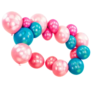 Chic Balloon Garland Arrangements PNG Imi PNG