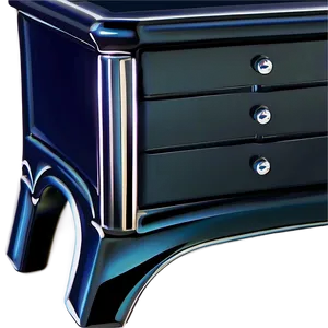 Chic Bedside Table PNG 05042024
