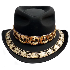 Chic Black Cowboy Hat Png Kdw PNG image