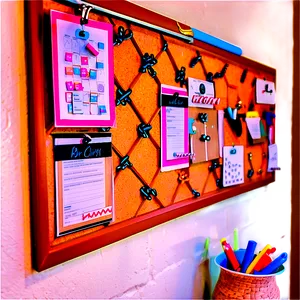 Chic Cork Board Makeovers PNG Tbu