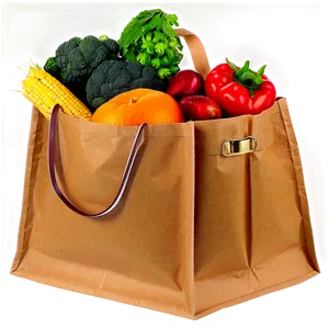 Chic Grocery Bag PNG 06132024
