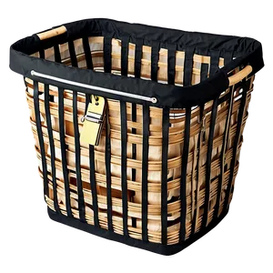 Chic Laundry Basket With Cover PNG 06132024