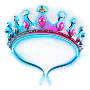 Chic Neon Crown PNG Lve37 PNG