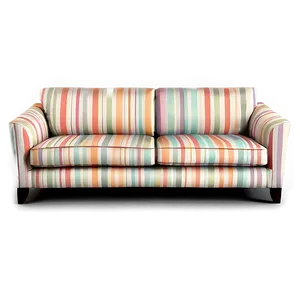Chic Patterned Couch Png Qmg PNG image