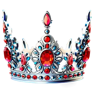 Chic Queen Crown Design PNG Ucu