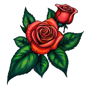 Chic Rose Tattoo Concept PNG 25