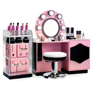 Chic Salon Makeup Station Png 23 PNG image