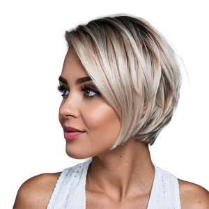 Chic Short Hairstyle Png 82 PNG image