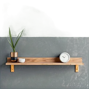 Chic Wood Shelf Inspirations PNG 70