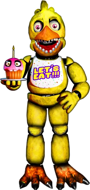 Chica_ F N A F_ Character PNG image