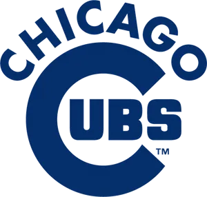 Chicago Cubs Logo Blue Background PNG image